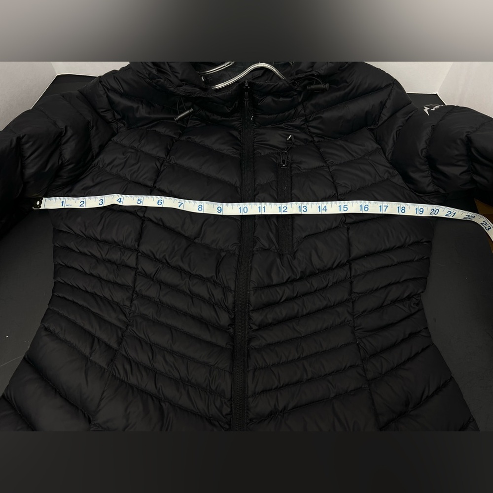 HFX Medium size, Women's Black Hooded Puffer Jacket - Picture 9 of 12